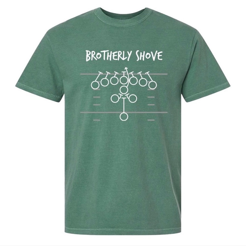 NWOT Barstool Sports Philadelphia Eagles Brotherly Shove T-Shirt, size XL